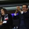 Dany Boon et sa femme Yaël - People assistent au match de football entre la France et l'Allemagne au Stade de France à Saint-Denis le 13 novembre 2015.