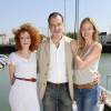 Blandine Bellavoir, Samuel Labarthe et Elodie Frenck - 16e Festival de la Fiction TV à La Rochelle, le 12 septembre 2014.