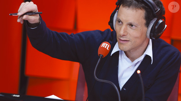 Marc-Olivier Fogiel, sur l'antenne de RTL chaque jour dans RTL Soir.