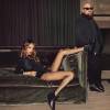 Jourdan Dunn pose pour la campagne de la marque de chaussures Buscemi