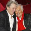 Alain Delon et Jean-Paul Belmondo à Paris le 7 février 2011.
