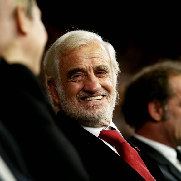 Jean-Paul Belmondo - Soirée d'ouverture de la 7e édition du Festival Lumière 2015 à la Halle Tony-Garnier à Lyon le 12 octobre 2015.
