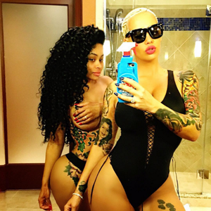 Photo de Blac Chyna et Amber Rose publiée le 15 novembre 2015.