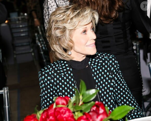 Jane Fonda assiste à la soirée ADL Honors: François-Henri Pinault au Waldorf Astoria. New York, le 18 novembre 2015.