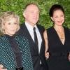 Jane Fonda, François-Henri Pinault et Ashley Judd assistent à la soirée de la fondation ADL au Waldorf Astoria. New York, le 18 novembre 2015.