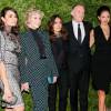 Ashley Judd, François-Henri Pinault, Salma Hayek, Jane Fonda et Mia Maestro assistent à la soirée de la fondation ADL au Waldorf Astoria. New York, le 18 novembre 2015.