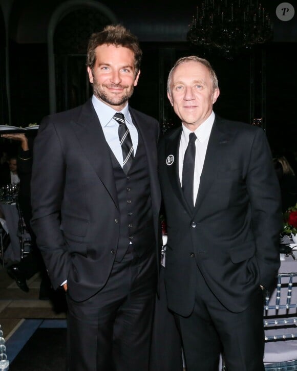 François-Henri Pinault et Bradley Cooper assistent à la soirée de la fondation ADL au Waldorf Astoria. New York, le 18 novembre 2015.