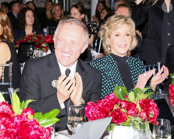 François-Henri Pinault et Jane Fonda assistent à la soirée de la fondation ADL au Waldorf Astoria. New York, le 18 novembre 2015.