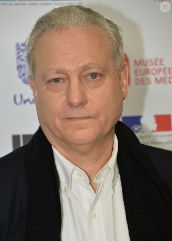 Yves Bigot (directeur général de TV5 monde), lors de la conférence Journée Éducation aux médias (JEM) au Studio rive gauche, à Paris le 21 novembre 2015. © Veeren