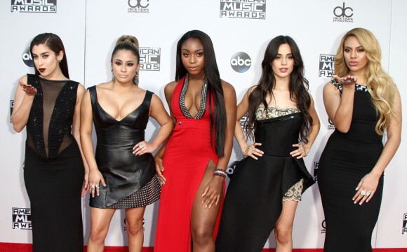 Dinah-Jane Hansen, Ally Brooke, Camila Cabello, Lauren Jauregui et Normani Kordei de Fifth Harmony - La 43ème cérémonie annuelle des "American Music Awards" à Los Angeles, le 22 novembre 2015.