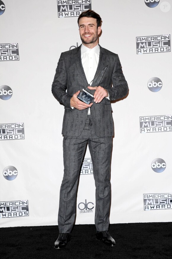 Sam Hunt - La 43ème cérémonie annuelle des "American Music Awards" à Los Angeles, le 22 novembre 2015.