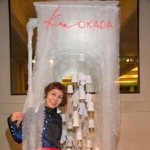 Ken Okada - 20ème édition des sapins de noël des créateurs au théatre des Champs-Elysées à Paris le 20 novembre 2015.