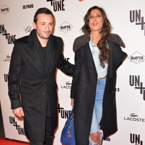 Malika Ménard et son compagnon Michaël Cohen - Avant première du film "Un + Une" de Claude Lelouch à l'UGC Normandie à Paris le 23 novembre 2015.