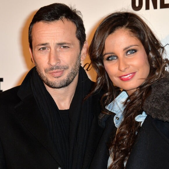 Malika Ménard et son compagnon Michaël Cohen - Avant première du film "Un + Une" de Claude Lelouch à l'UGC Normandie à Paris le 23 novembre 2015.