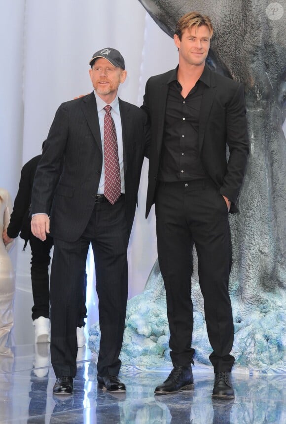 Ron Howard, Chris Hemsworth à la première de 'In The Heart Of The Sea' à Mexico, le 23 novembre 2015