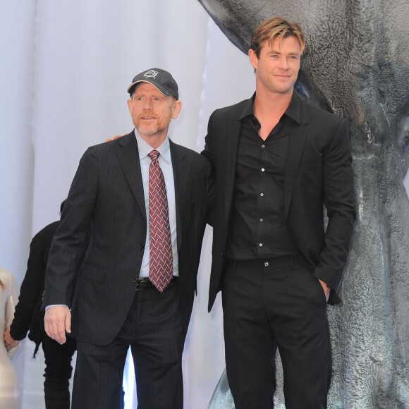 Ron Howard, Chris Hemsworth à la première de 'In The Heart Of The Sea' à Mexico, le 23 novembre 2015