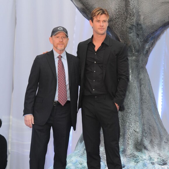 Ron Howard, Chris Hemsworth à la première de 'In The Heart Of The Sea' à Mexico, le 23 novembre 2015