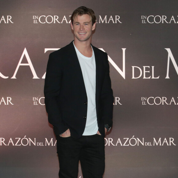 Chris Hemsworth au photocall de 'In The Heart Of The Sea' à l'hôtel St. Regis à Mexico, le 23 novembre 2015