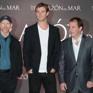 Ron Howard, Chris Hemsworth, Will Ward au photocall de 'In The Heart Of The Sea' à l'hôtel St. Regis à Mexico, le 23 novembre 2015