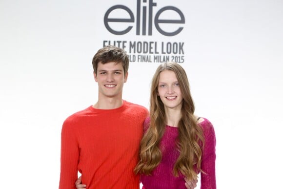 Tristan et Anouk lors de la 32eme Finale Internationale du Elite Model Look 2015