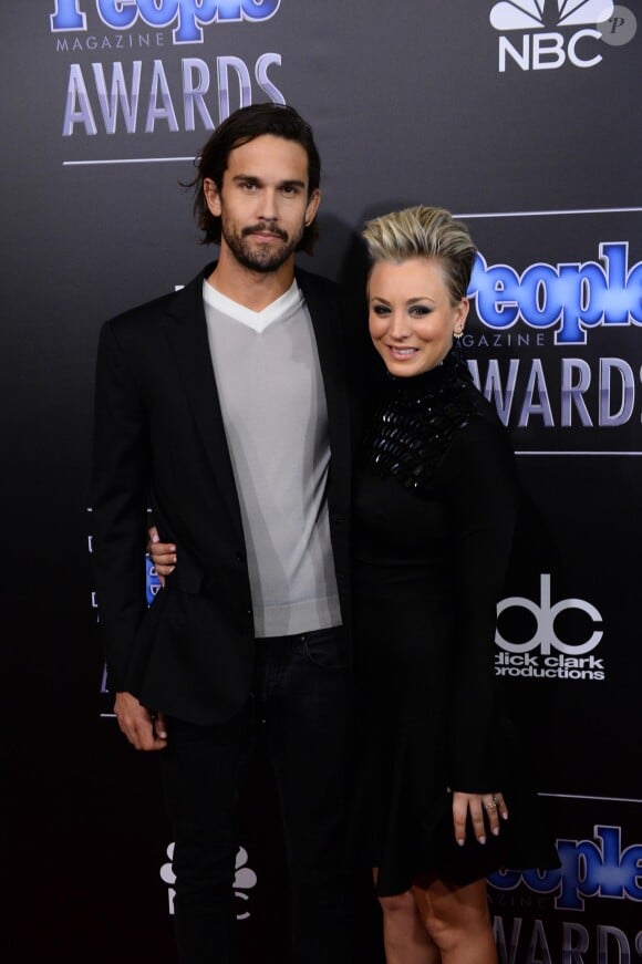 Ryan Sweeting et Kaley Cuoco - Soirée "People Magazine Awards" à Los Angeles le 18 décembre 2014.