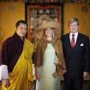 Le roi Jigme Khesar du Bhoutan lors d'une visite officielle du roi Willem-Alexander et de la reine Maxima des Pays-Bas en 2007