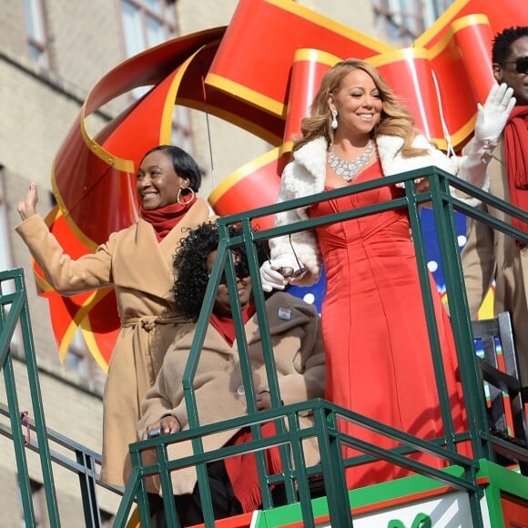 Mariah Carey à la parade de Thanksgiving à New York le 26 novembre 2015.