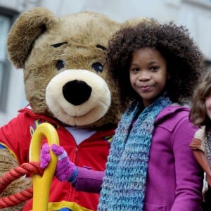 Quvenzhane Wallis à la parade de Thanksgiving à New York le 26 novembre 2015.