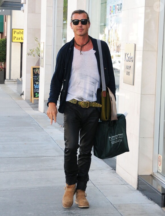 Exclusif - Gavin Rossdale se promène dans les rues de Beverly Hills, le 22 octobre 2015