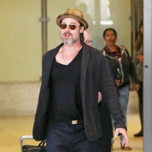 Brad Pitt à Los Angeles le 15 mai 2015