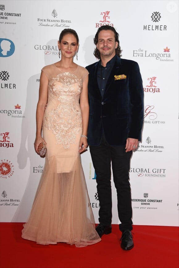 Laetitia Bleger et Gil Neuhaus - 6e édition du Global Gift Gala, à l'hôtel Four Seasons, à Londres, le 30 novembre 2015