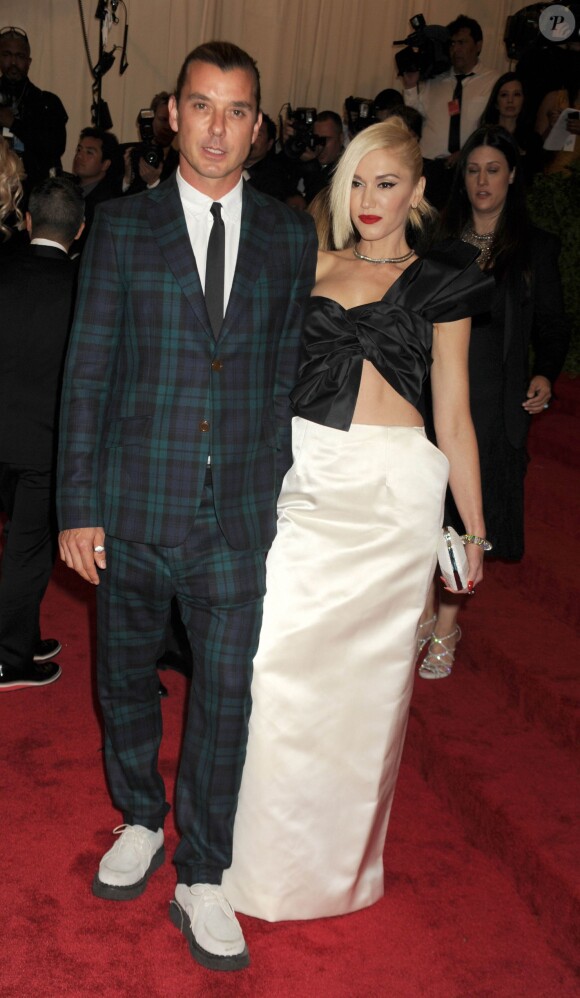 Gavin Rossdale and Gwen Stefani - Soiree "'Punk: Chaos to Couture' Costume Institute Benefit Met Gala" a New York le 6 mai 2013.