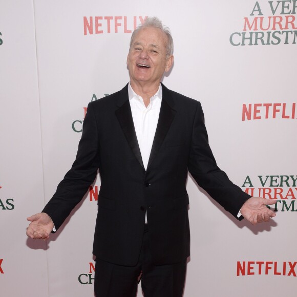 Bill Murray lors de la première de "A Very Murray Christmas" au Paris Theater, New York, le 2 décembre 2015.