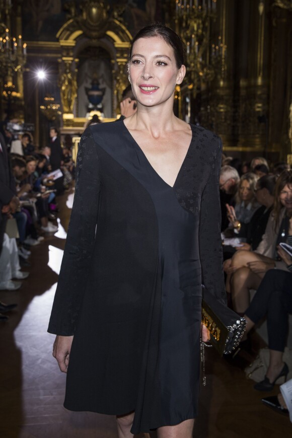 Marie-Agnès Gillot - People au défilé de mode "Stella McCartney", collection prêt-à-porter printemps-été 2016, à l'opéra Garnier à Paris. Le 5 Octobre 2015