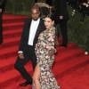 Kim Kardashian, Kanye West - Soirée "'Punk: Chaos to Couture' Costume Institute Benefit Met Gala" à New York le 6 mai 2013.