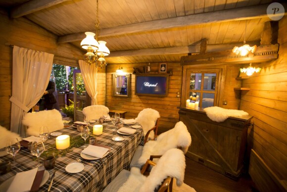 Illustration - Inauguration du Chalet Fleurier Chopard au Park Hyatt Paris-Vendôme, le 7 décembre 2015.