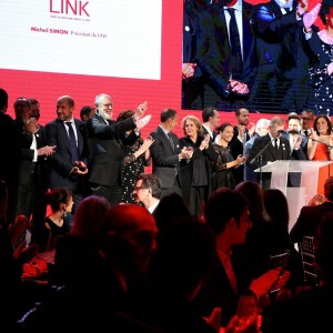 Michel Simon (président de LINK) - Dîner LINK pour AIDES 2015 à l'Espace Vendôme à Paris le 7 décembre 2015. © Dominique Jacovides