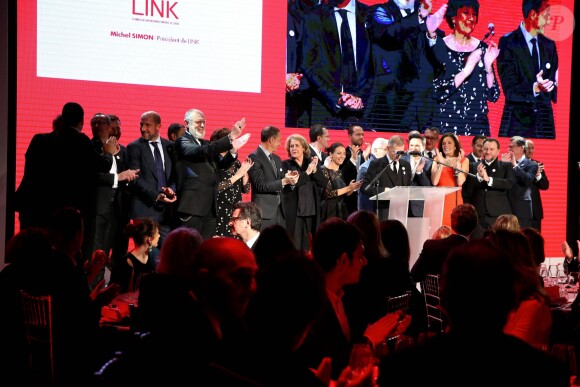 Michel Simon (président de LINK) - Dîner LINK pour AIDES 2015 à l'Espace Vendôme à Paris le 7 décembre 2015. © Dominique Jacovides