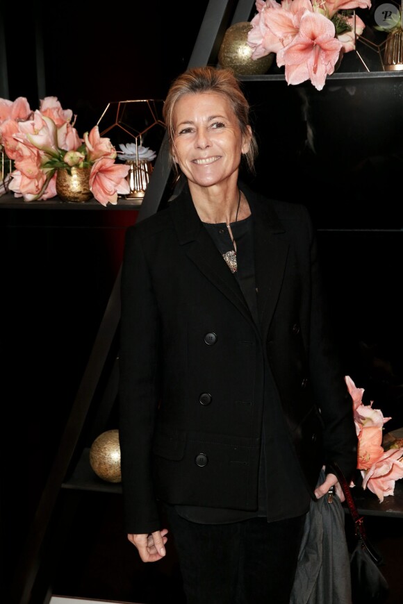 Claire Chazal - Dîner LINK pour AIDES 2015 à l'Espace Vendôme à Paris le 7 décembre 2015. © Dominique Jacovides