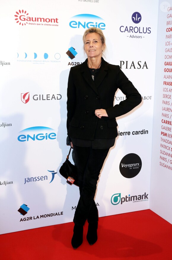 Claire Chazal - Dîner LINK pour AIDES 2015 à l'Espace Vendôme à Paris le 7 décembre 2015. © Dominique Jacovides