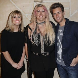 Julie Compagnon, Loana (Loana Petrucciani), Christophe Gilla - Générale de "Hopes", la première comédie musicale sur la télé-realité au Centre Wallonie-Bruxelles à Paris, le 8 décembre 2015. © Marc Ausset-Lacroix