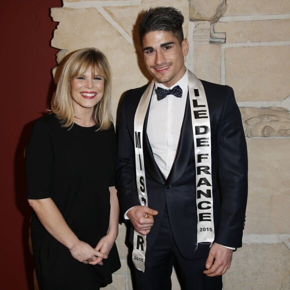 Julie Compagnon, Hassan (Mister Ile-de-France) - Générale de "Hopes", la première comédie musicale sur la télé-realité au Centre Wallonie-Bruxelles à Paris, le 8 décembre 2015. © Marc Ausset-Lacroix