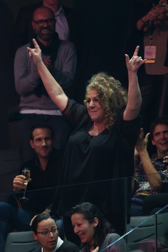 Exclusif - Marianne James au concert de Madonna à l'AccorHotels Arena (Bercy) à Paris, le 9 décembre 2015.