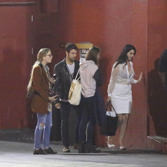 Lana Del Rey au Forum lors du concert de The Weeknd. Inglewood, le 9 décembre 2015.