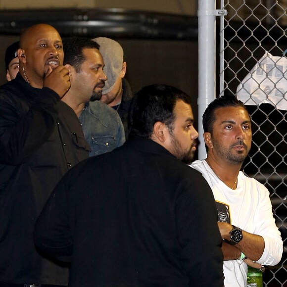 Leonardo DiCaprio au Forum lors du concert de The Weeknd. Inglewood, le 9 décembre 2015.