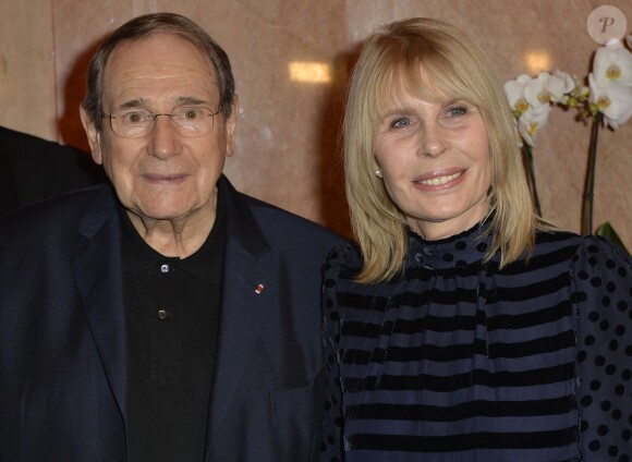 Robert Hossein et sa femme Candice Patou - 39e édition du prix "The Best" aux salons Hoche à Paris, le 10 décembre 2015. © Veeren / Bestimage