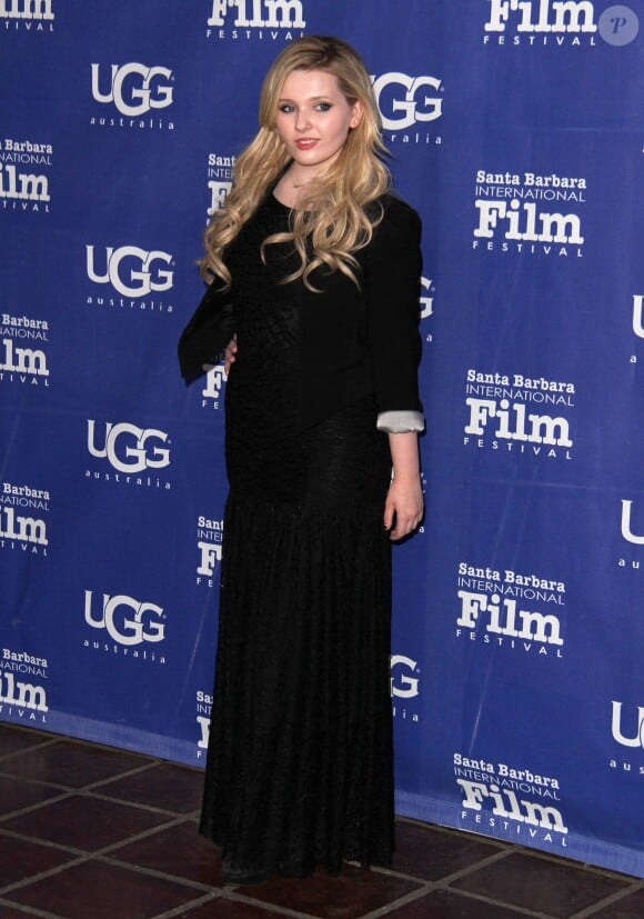 Abigail Breslin - Cérémonie en l'honneur d'Oprah Winfrey lors du 29ème festival du film de Santa Barbara, le 5 février 2014.