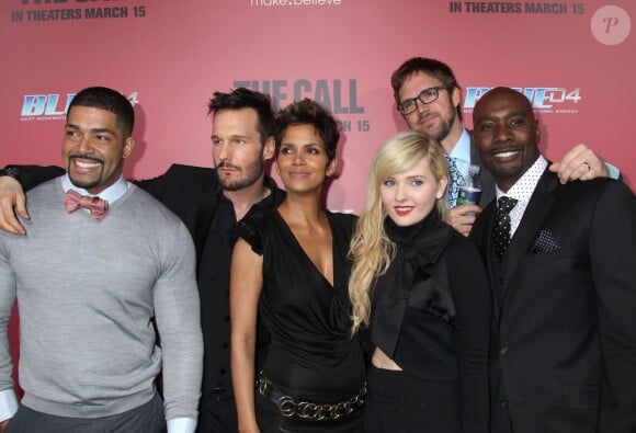 Morris Chestnut ; Halle Berry ; Abigail Breslin ; Michael Eklund ; David Otunga - Premiere de The Call' a Hollywood, Los Angeles, le 5 mars 2013