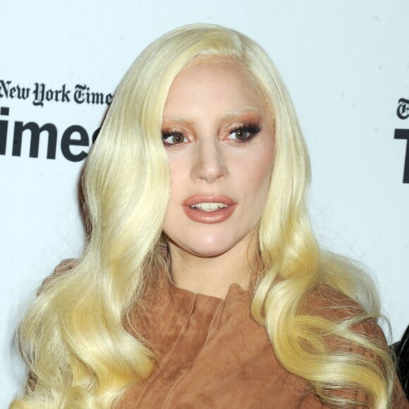 Lady Gaga assiste à l'événement "TimesTalks Presents Hunting Ground" au Times Center  de New York, le 10 décembre 2015.