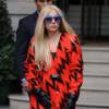 Lady Gaga quitte son hôtel de Londres le 25 novembre 2015. © CPA